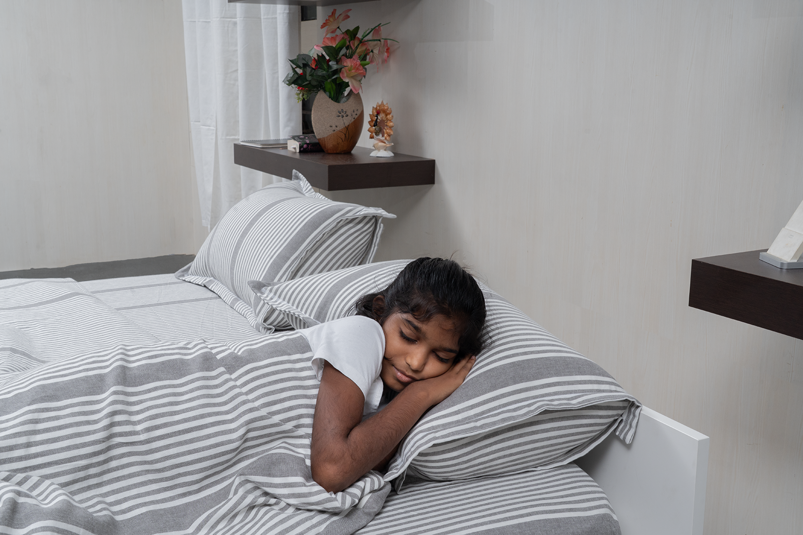 Tiered Layers Grey – Duvet Cover