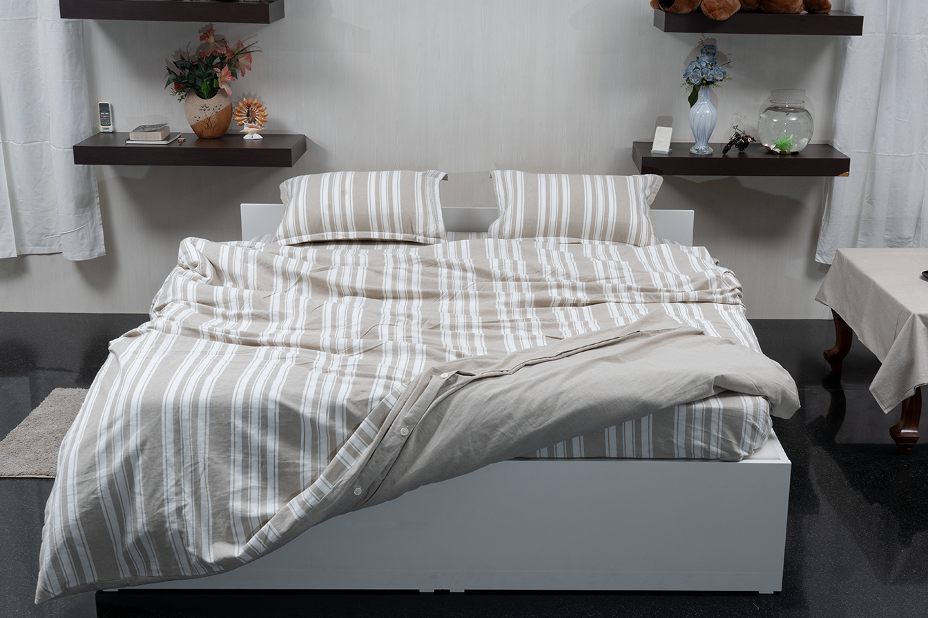 Serene Drift Beige – Duvet Cover