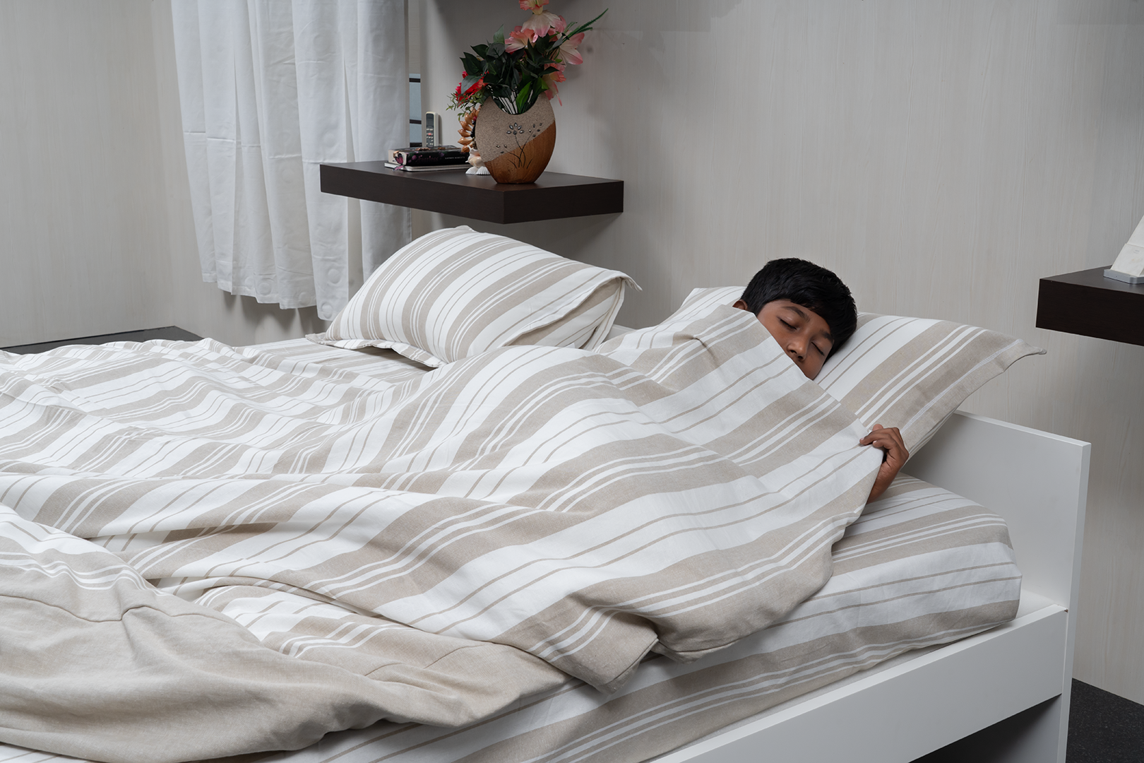 Rippleflow Beige - Duvet cover