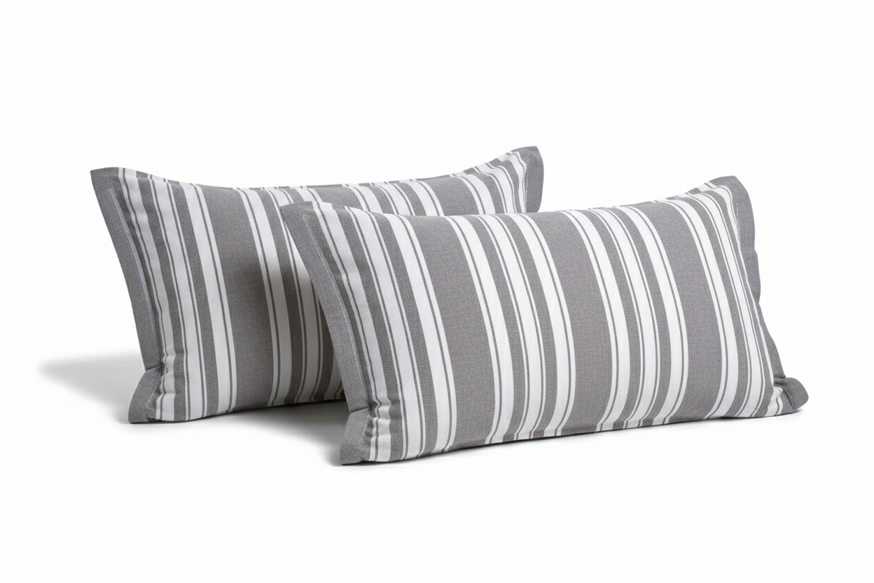 Serene Drift Grey – Pillow Covers